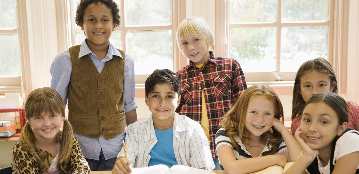 students in a classroom